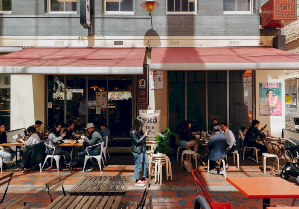Exterior view of Pho Thin Lo Duc in Melbourne, Australia